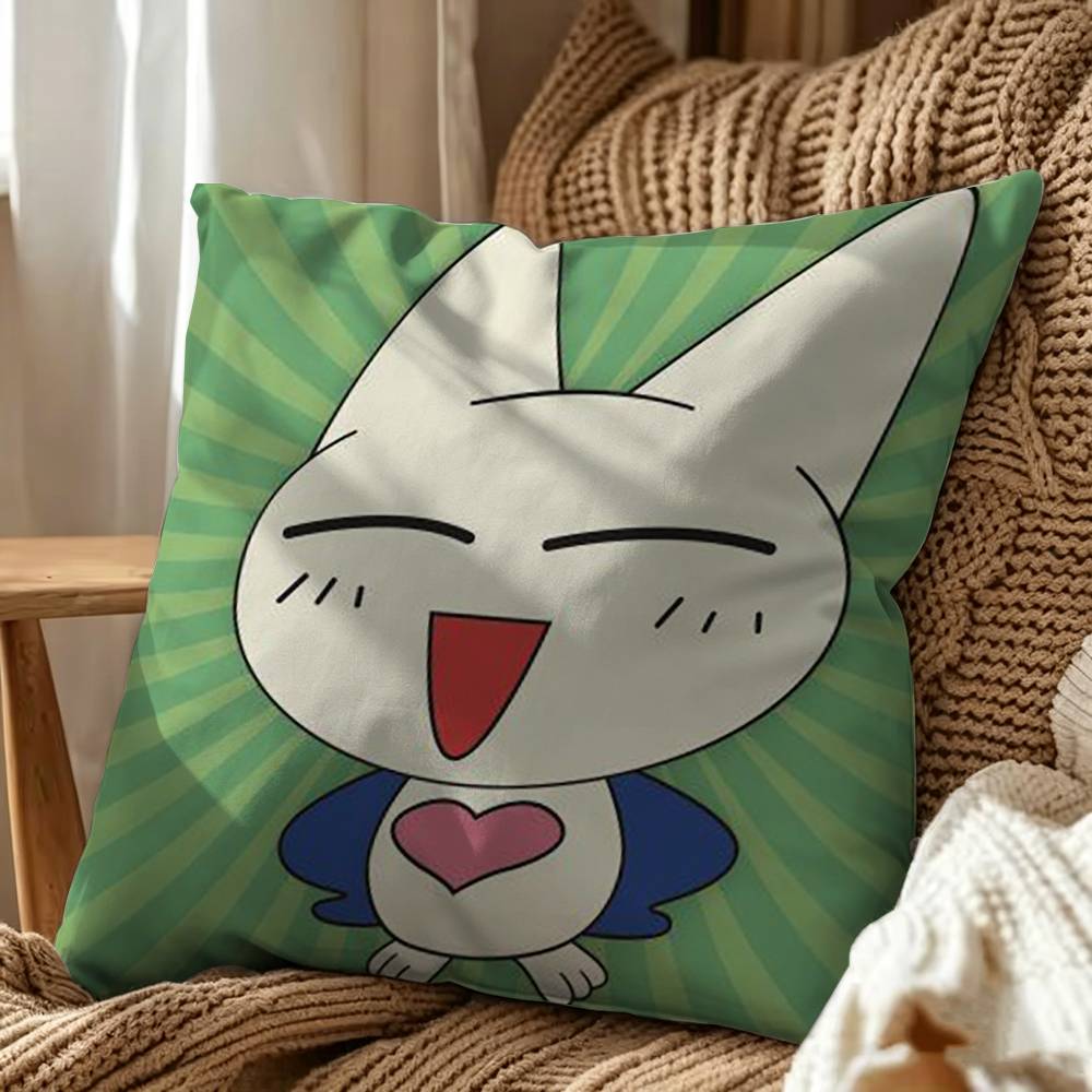 Cute Tamagotchi Kuchipatchi Square Pillow Case Multi Sizes For Car Home Bedroom Decor Custom Valentine Gifts