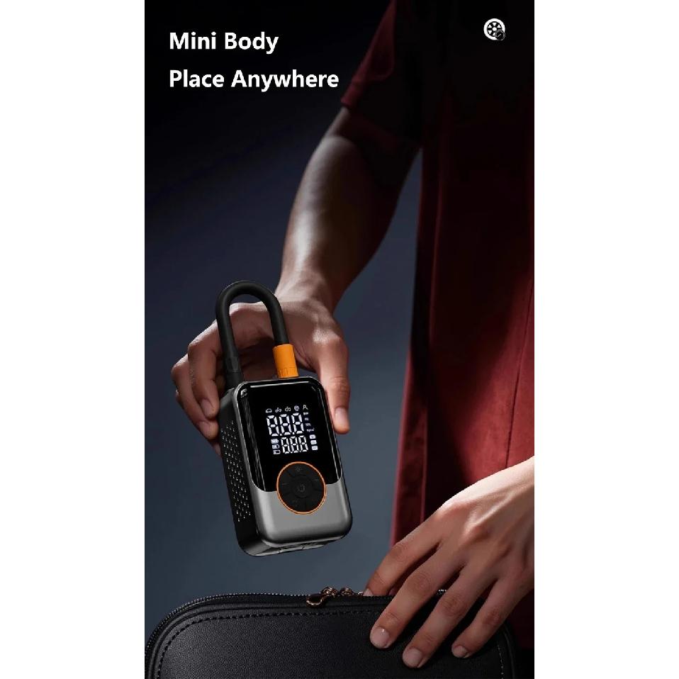 Wireless Car Tire Inflator Portable Air Pump 3000mAh Rechargeable Battery Mini Tyre Inflator for Sedan Motorcycle Bicycle