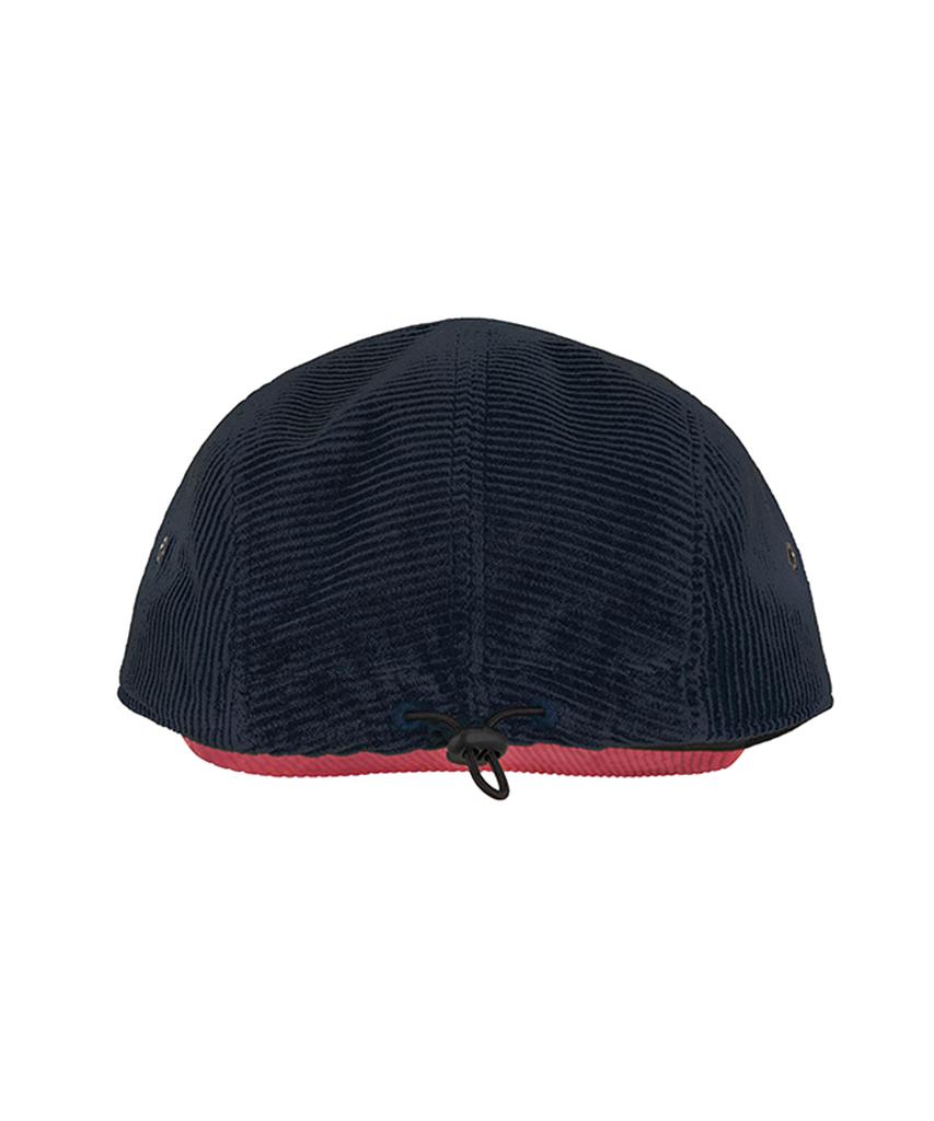 Gesison Corduroy Logo Camp Cap_Navy