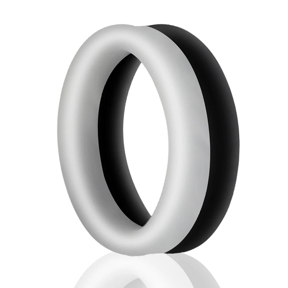 Cock Ring Durable Silicone Penis Rings Men's Delayed Ejaculation Rubber Rings Sex Toy For Men Couple Stretcher Scrotum Ring