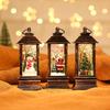 Christmas Telephone Booth Candle Lamp: Luminous Night Light Ornaments