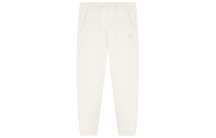 

New Balance Knitted Sweatpants Unisex Ecru Moderate Cuffed Pants 5TC39673-LBE M