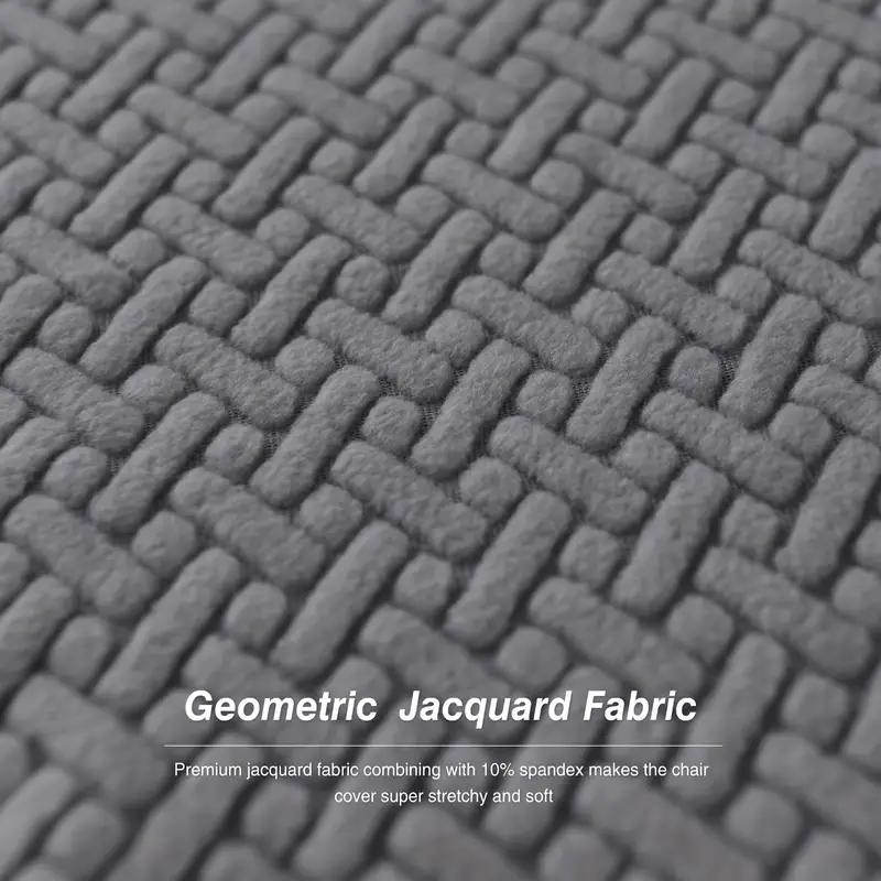Jacquard Sofa Bed Cover Classic Solid Color 1/2/3 Seater Sofa Protective Cover Armless Seat Slipcovers for Living Room Decor