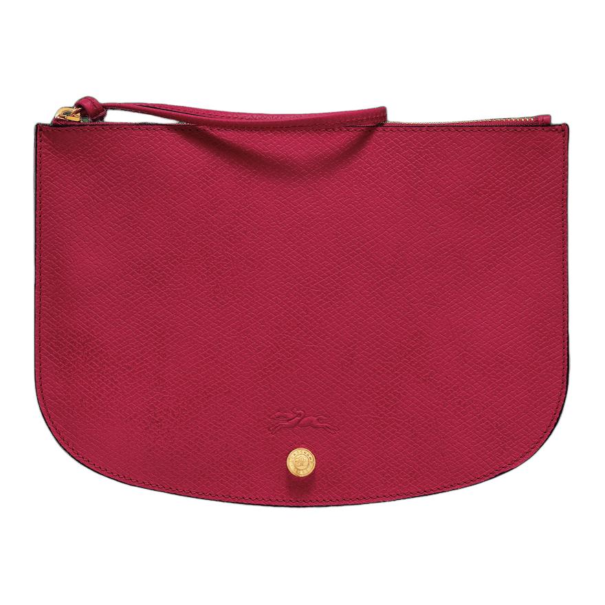 

Longchamp Épure Zipper Closure Wrist Strap Leather Clutch Women clutch Magenta 10250HYZJ13 Basic Set (Bag+Dust Bag)