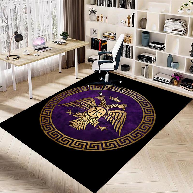 1pc Eagle Shield Carpet, Office Rug Outdoor Mat Home Decor Area Carpet Festival