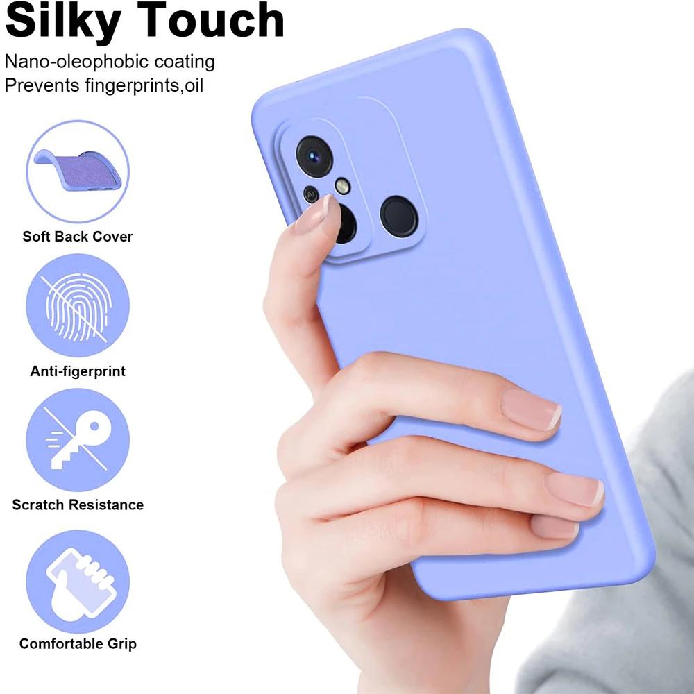 Liquid Silicone Case For Redmi Note 12S 12 Pro+ 4G 5G Luxury Shock-proof Cover For Xiaomi 12 Lite 13T 12T Pro Redmi 12 12C 13C POCO C65 Accessory