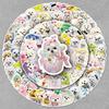50 Maltese Dog Stickers - Cute, Waterproof Pet Angel Decorations for Water Bottles, Phones, and Stationery