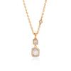 Cubic Zirconia Titanium Steel Clavicle Necklace For Women Light Luxury Niche Premium Jewelry Stainless Steel Fashion Cross Border Accessories