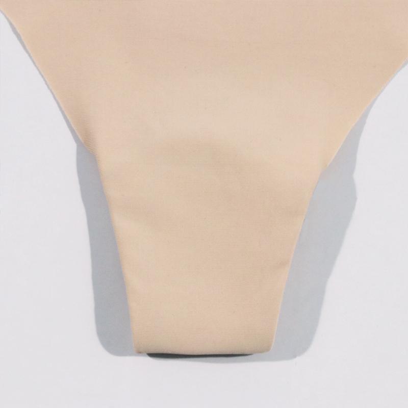 Damen Slips aus Eisseide mit niedriger Taille, Tanga, Unterwäsche, nahtlose Höschen