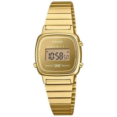 CASIO CLASSIC Series LA670WEGS-9AJF Gold Digital Ladies Watch SS Band Quartz