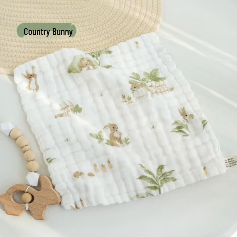 Summer Infant Face Wash & Bib: Six-Layer Gauze Baby Towel