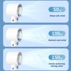 New Handheld Fan Rechargeable Personal Cooling Fan High Speed Adjustable Air Cooler with LED Display for Home Office Travel