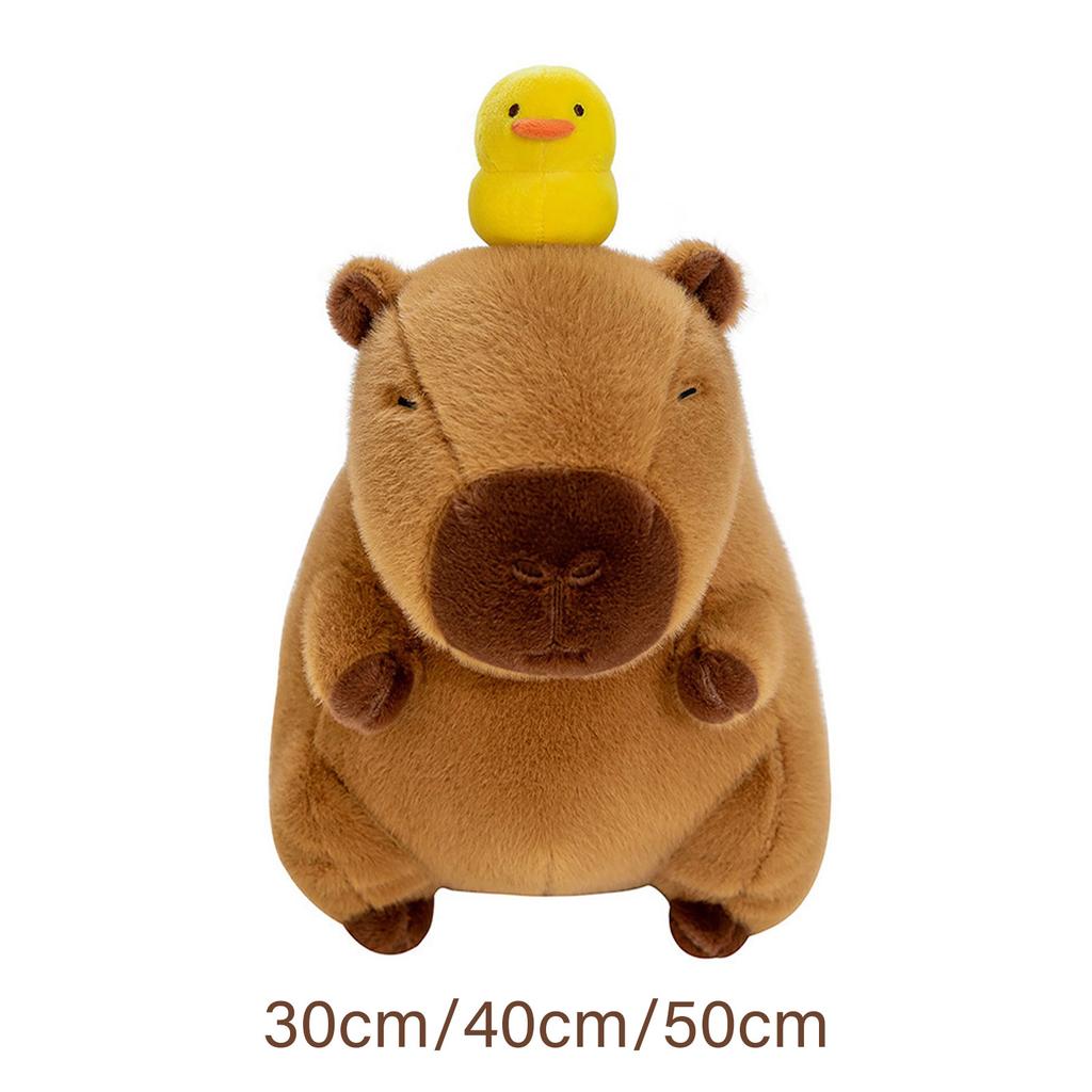 Cute Small Duck Capybara Stuffed Animals Capybara Toy Soft Comfortable Capybara Doll Early Education Toddlers Toy