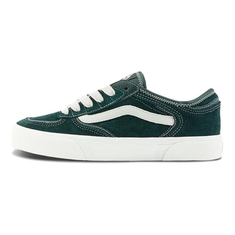 Vans Rowley Classic unisex leather comfy low-top casual skate shoes green VN0A4BTTDRK 38