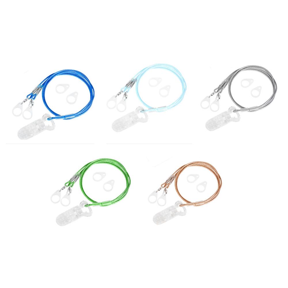 

Подвесной трос Портативный анти-потеря слухового аппарата для детей и взрослых Фиксированный трос Защита от падения коричневый