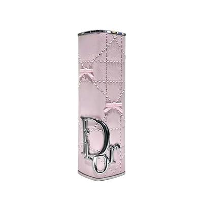 Astuccio portabaciotti rosa, pratico, portatile e di alta gamma