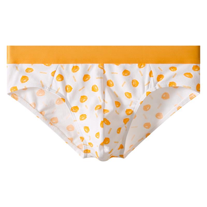 

Бесшовные хлопковые мужские трусы-слипы в горошек - Удобные и стильные XL белый