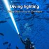 Professional Diving Torch Amphibious Flashlight Super Bright Diving Flashlight Scuba Lantern Underwater Light Dive Lamp