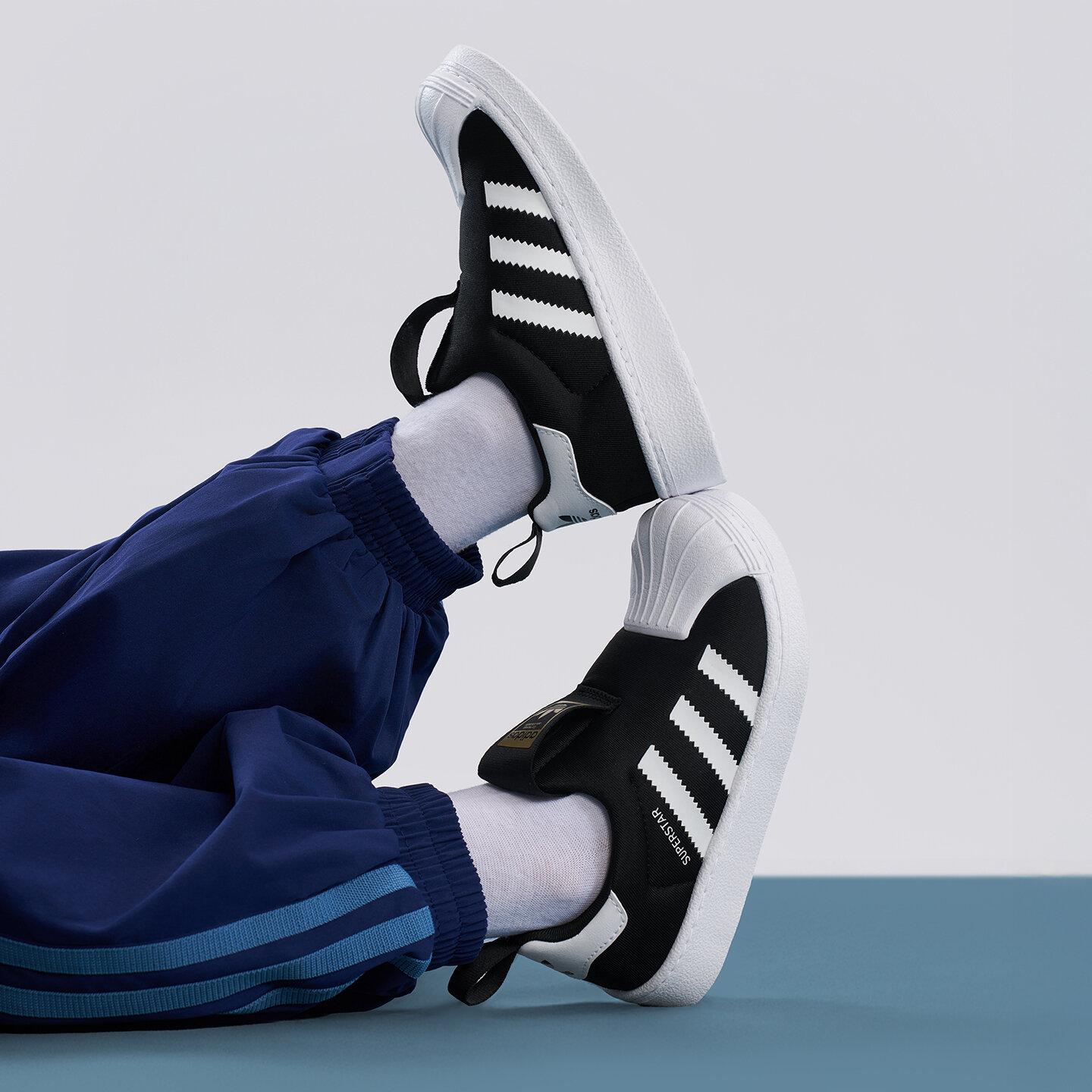 Adidas Originals SUPERSTAR 360 Fabric Low top Kids  Training Shoes Bla 31