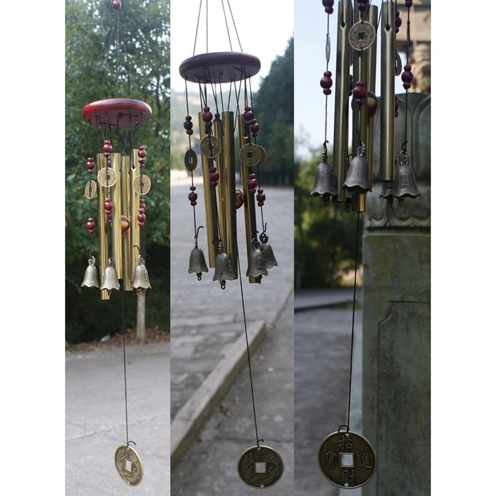 Vintage Metal Heroic Windbell Wind Chimes Deep Resonance Serenity Bell for Outdoor Home Garden Courtyard Decoration Home Decor