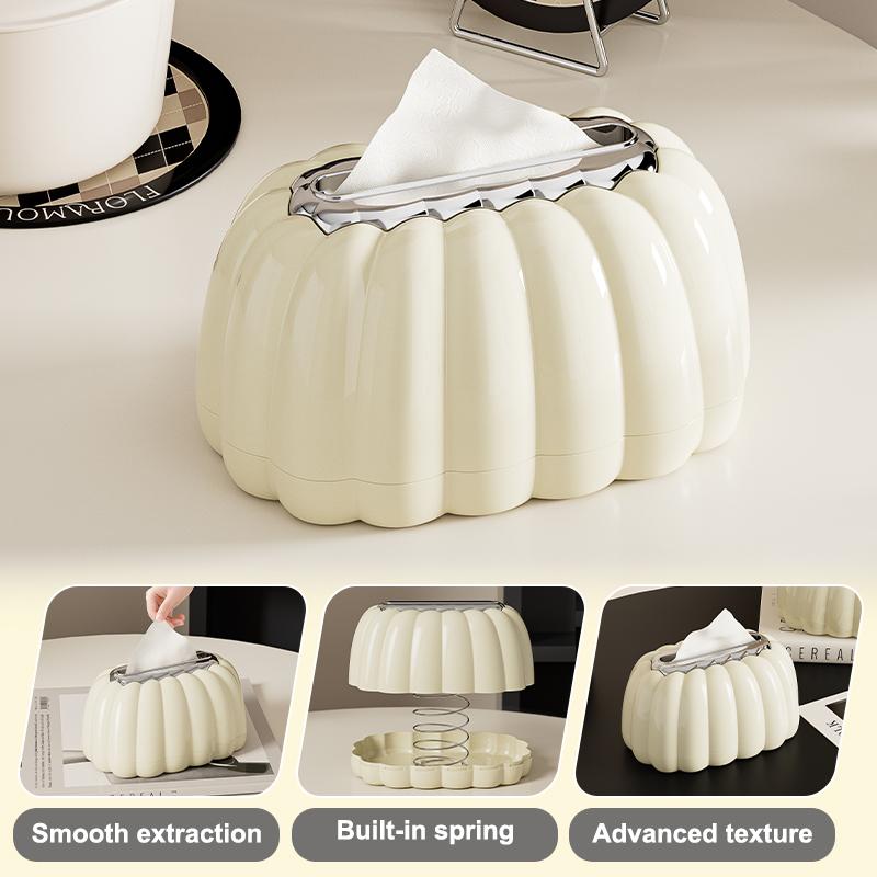 1pc Modern Deluxe Tissue Box-With Pink Bow for Living Room, End Table Display, Home Organization, Baskets, Boxes, Containers