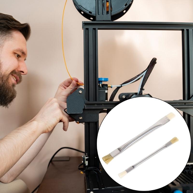 Phone Motherboard Cleaning Brush,Double Head Anti-Static Hard Brush,Motherboard Cleaning Tool Cleaning Brush