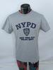 Maglietta NYPD da Uomo Taglia Media Grigio Blu Dipartimento di Polizia di New York Manica Corta Unisex