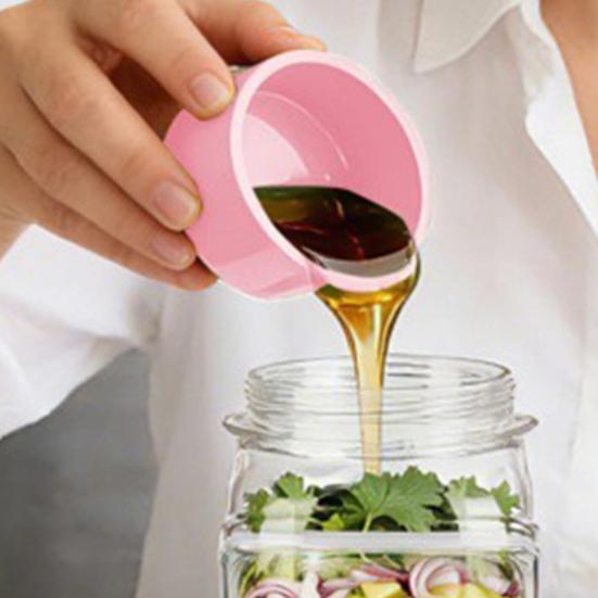 1/2Pcs Salad Storage Jar Food Grade Leakproof Clear Plastic Reusable Salad Jar Food Grade Salad Storage Container