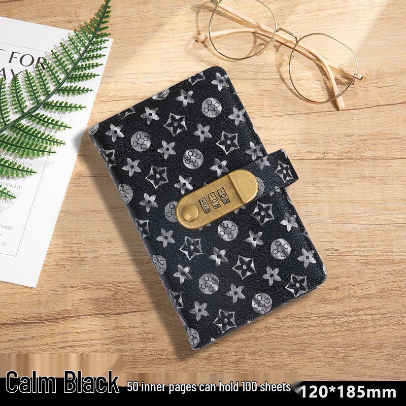 2025 Retro Financial Management Password Book: Stylish, High-Capacity Cash Storage
