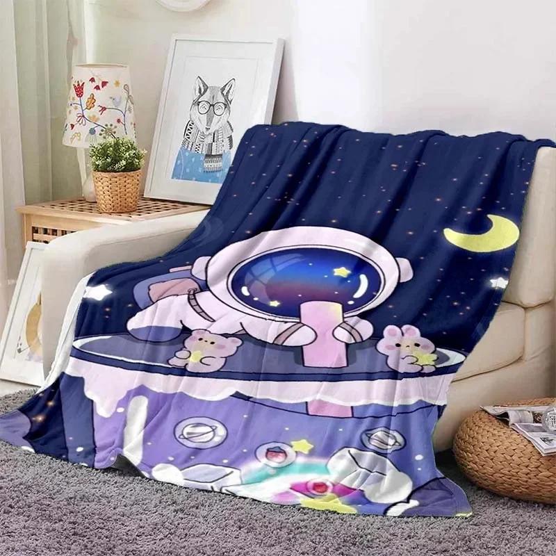 Schattige Bubu en Dudu Serie Deken Cartoon Print Kinderen Warm Flanel Zacht Comfortabel Huis Reizen Deken Bed Deken Verjaardagscadeau