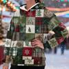 Women's Fashion Casual Long Sleeve Christmas Printed Hooded Sweatshirt