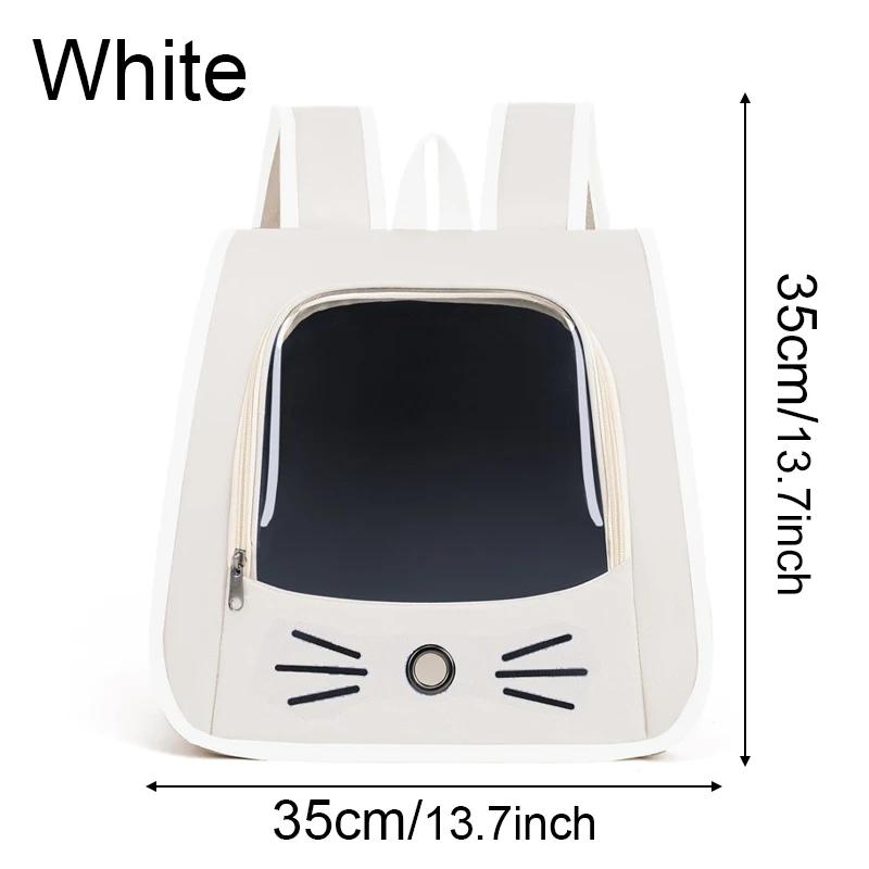 The cat bag is portable, lightweight, breathable, portable, and a double-shoulder pet bag for pets