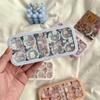 Cute Portable Cartoon Dog Bear Eye Contacts With Mirror Contact Lens Case Colored Lenses Container Box For Party Travel Set