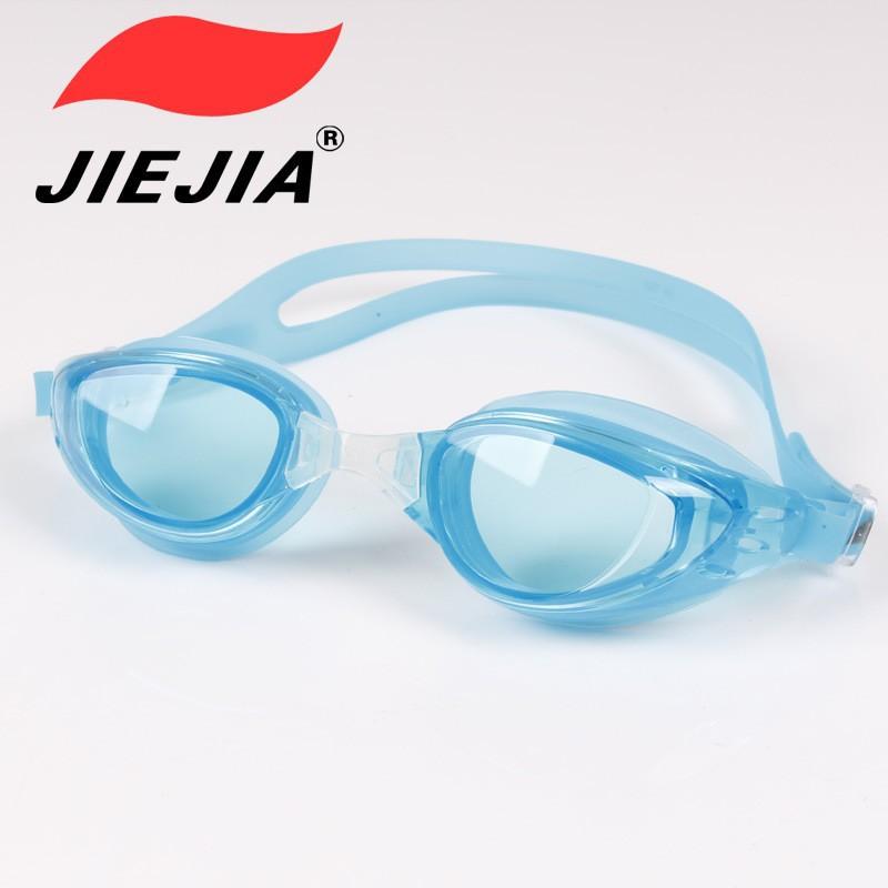 JieJia Electroplated Swimming Goggles GT21M Electroplated film lens swimming goggles, unisex, adult, professional racing swim goggles синий