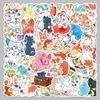 50 Cute Cartoon Animation Stickers for Suitcases, Motorcycles, and Helmets