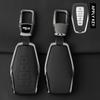 Metal Leather Car Key Case Cover For Geely Key Fob Cover Multicolor for Geely Coolray 2024 X6 Emgrand Global Hawk GX7 Keychain