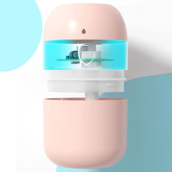 Mini-Luftbefeuchter mit feinem Spray und mehrfarbigen Lichtern für den Schreibtisch