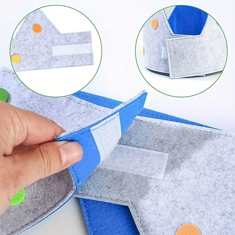 Felt Birthday Crown Durable Interchangeable Numbers Crown Adjustable Size Children Day Gift For Girls Boys Birthday Party Decor