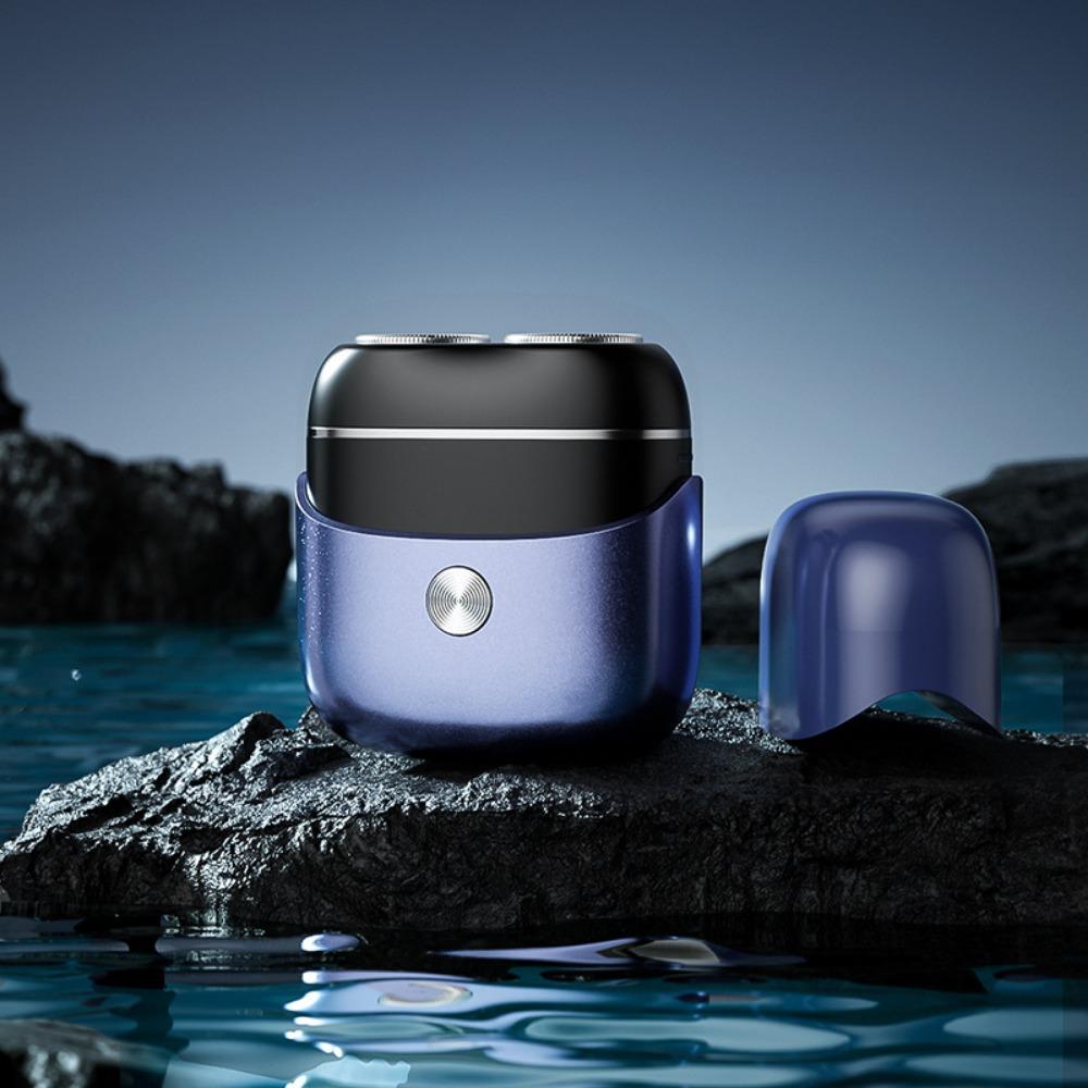 Magnetic Head Portable Rotating Razor Rotating Design Beard Razor Shaving Machine Household Use