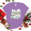 Hot Christmas It'S The Most Wonderful Time Of The Year Print Short Sleeve T Shirts Women Casual Shirts Summer Women'S Crew Neck