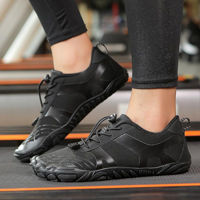 Elastic Training Sneakers Anti-slip Hiking Shoes Outdoor Trekking Shoes Gym Fitness Sports Shoes Casual Walking Shoes