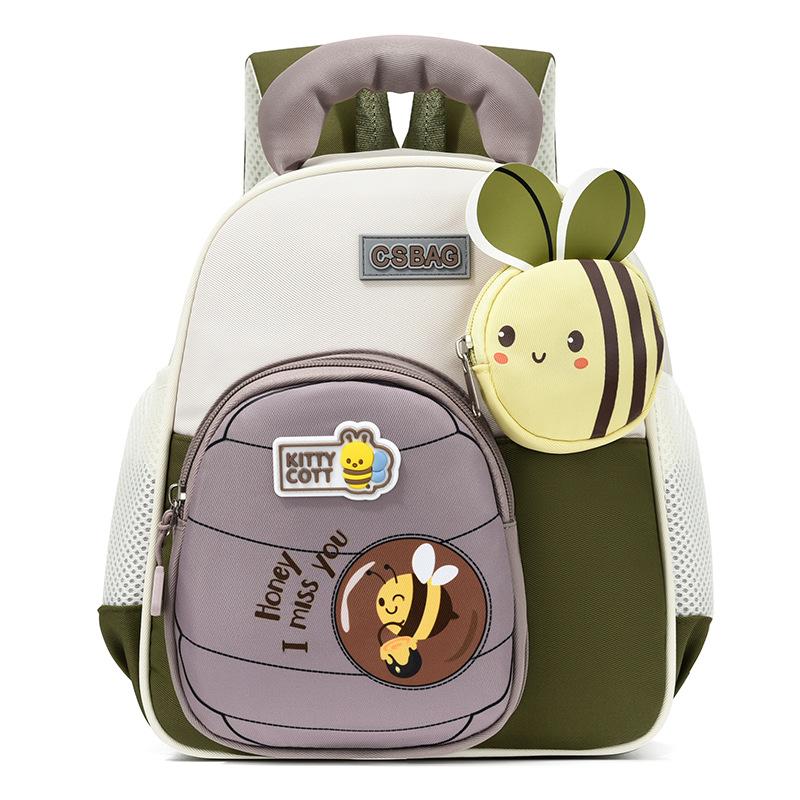 Schoolbag1011 Autumn and Winter New Kindergarten Schoolbag Cute Cartoon Children's Backpack Light Burden Reduction Boys and Girls Small Backpack