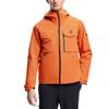 Fila 2023 Winter New Solid Color Hooded Jacket Down Two Piece Outdoor Three In One Men Jackets Sunset-Orange A11M347906F-OR