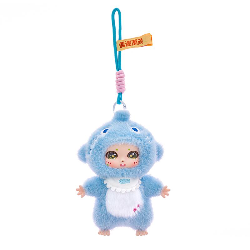 15cm Kawaii Cute Animals Vinyl Face Plush Playthings Dinosaurs Penguins Sharks Pendant Gift Idea ideal for Animal Enthusiasts Children Hang Bag