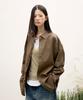 Peullukeu Pigment Garment Dyed Shirt Brown Fls211