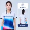 Quick-Dry Badminton Shirt Unisex Short Sleeve Training Top Tennis Ping Pong Sports Wear
