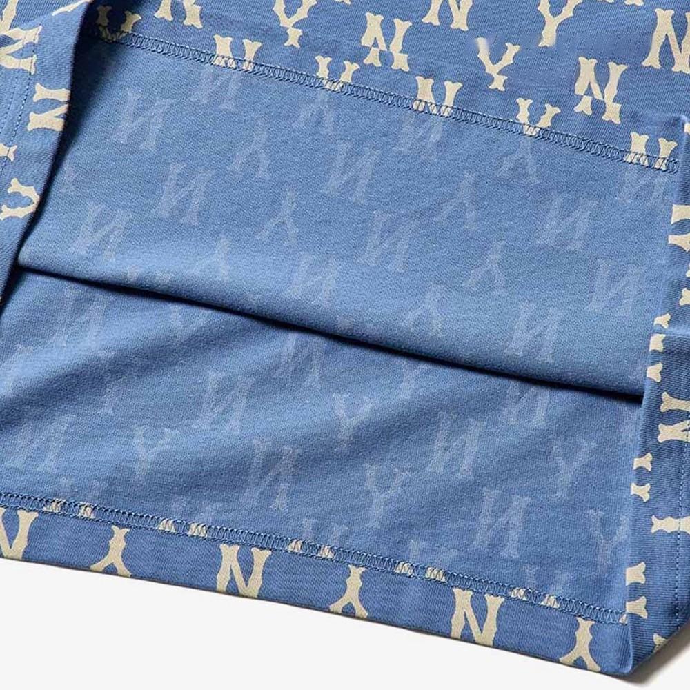 New MLB New York Yankees T Shirt Unisex Blue 3ATSM0114-50BLD