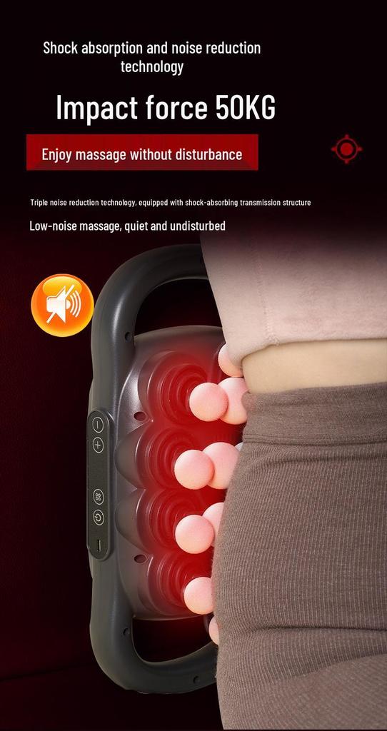 Professional 16-Head Fascia Gun Muscle Massager for Home Use - Deep Relaxation for Waist, Back, and Legs