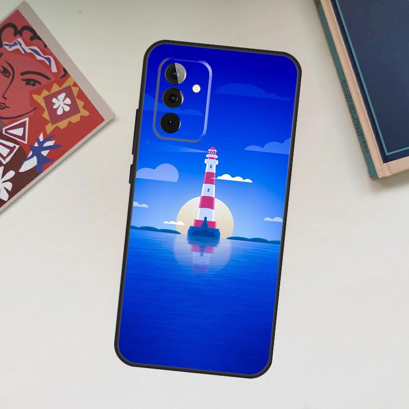 Abstract art highway landscape Case For Samsung Galaxy A13 A53 A33 A23 A56 A16 A36 A55 A35 A17 A54 A34 A14 A52 A32 A15
