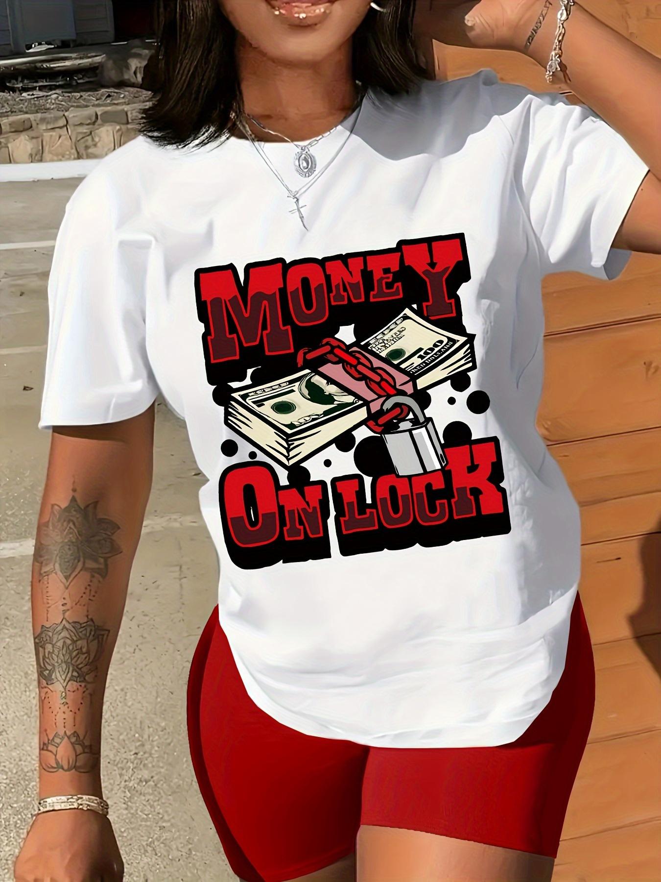 Money On Lock Graphic Tee T-shirt S